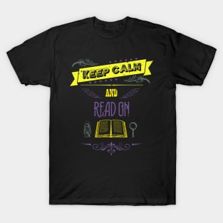 Keep Calm and Read On Vintage RC06 T-Shirt